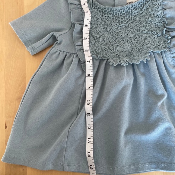 Rachel Zoe baby pale blue dress 12 months - Picture 3 of 8